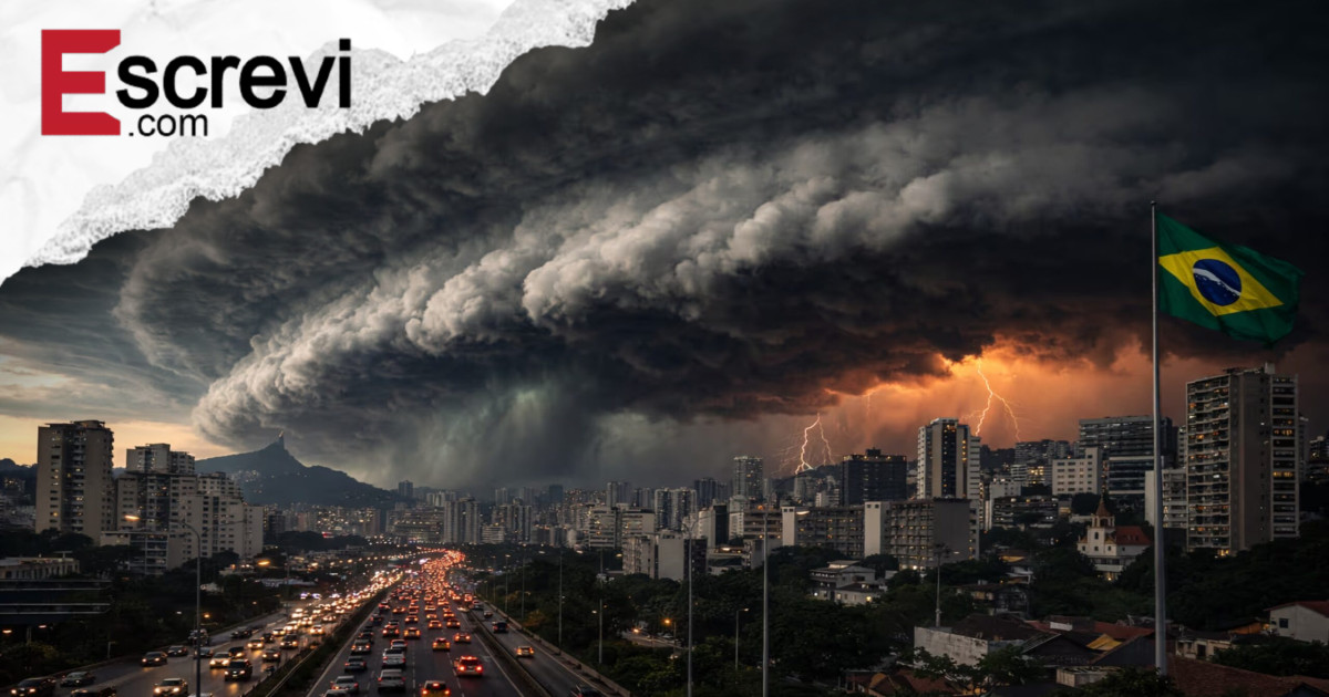 Alerta do Inmet para forte tempestade neste sábado, 21; veja as regiões e proteja-se imagem principal