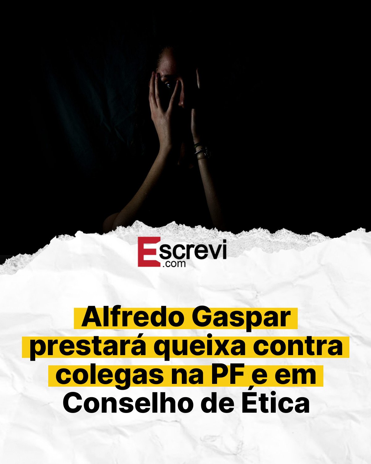 Alfredo Gaspar prestará queixa contra colegas na PF e em Conselho de Ética card branco