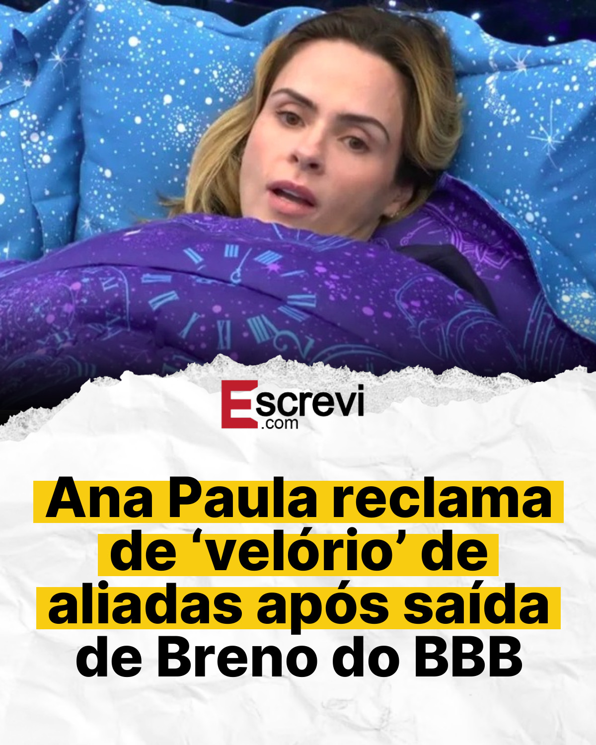 Ana Paula reclama de ‘velório’ de aliadas após saída de Breno do BBB card branco