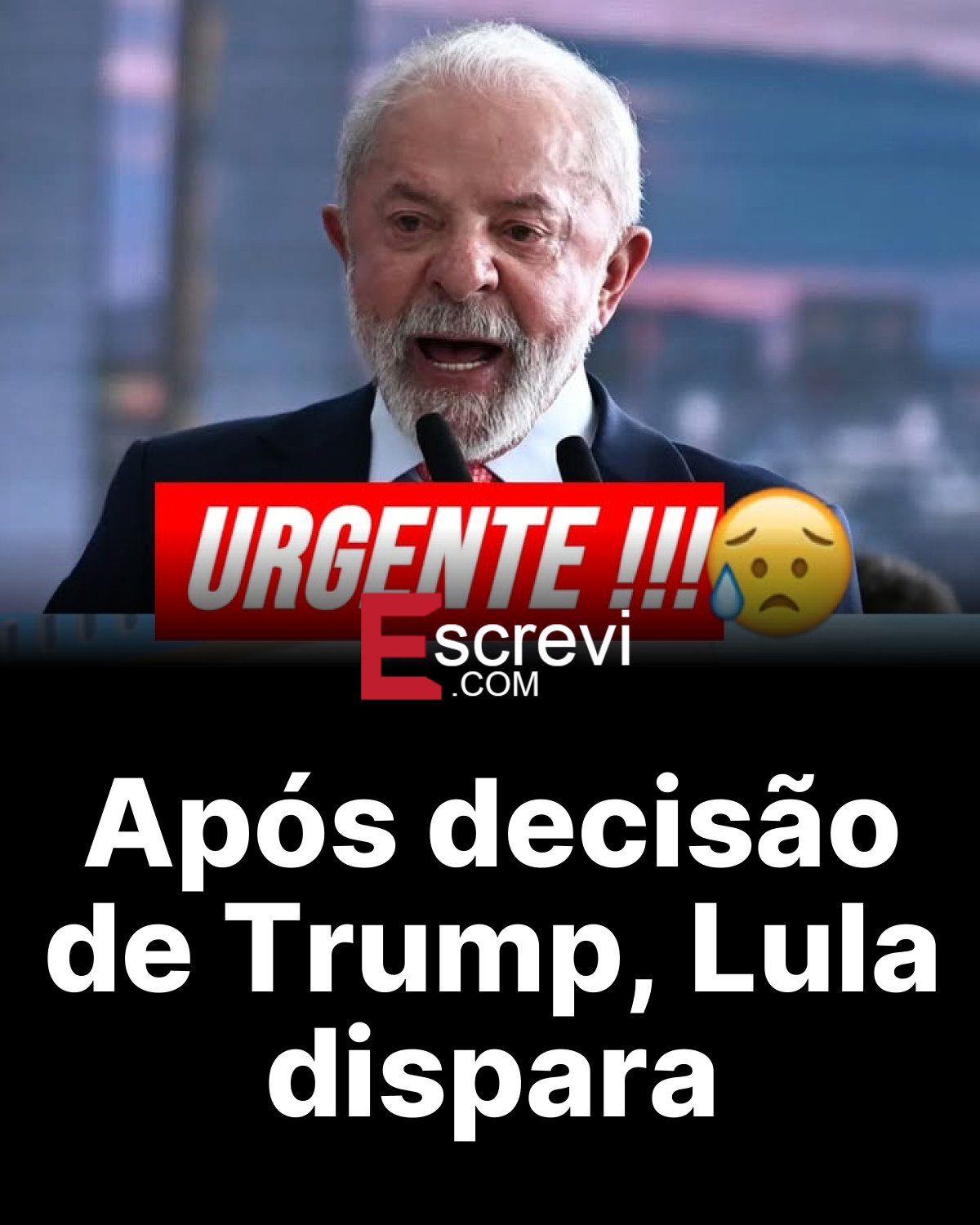 Após decisão de Trump, Lula dispara card preto