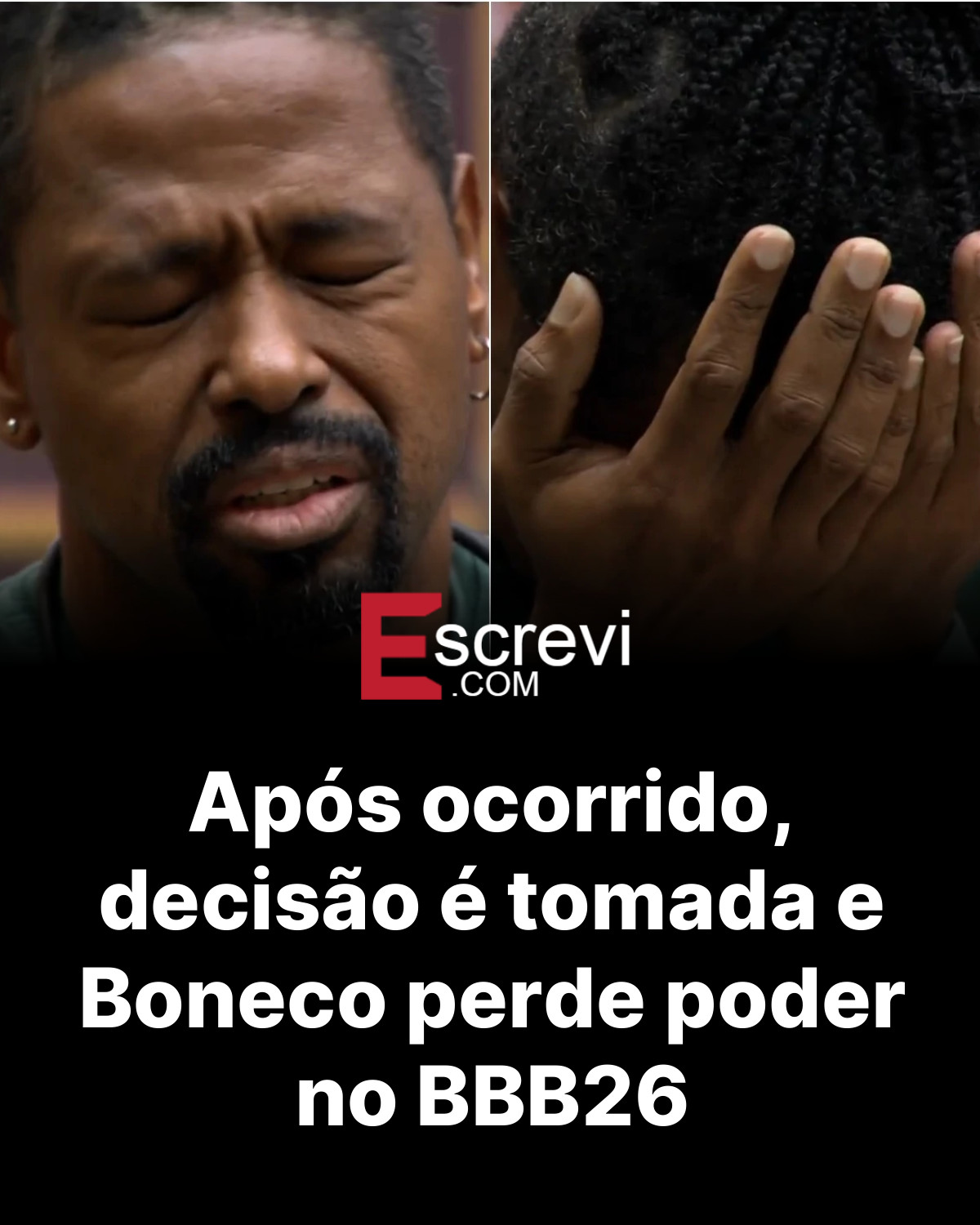 Após ocorrido, decisão é tomada e Boneco perde poder no BBB26 card preto