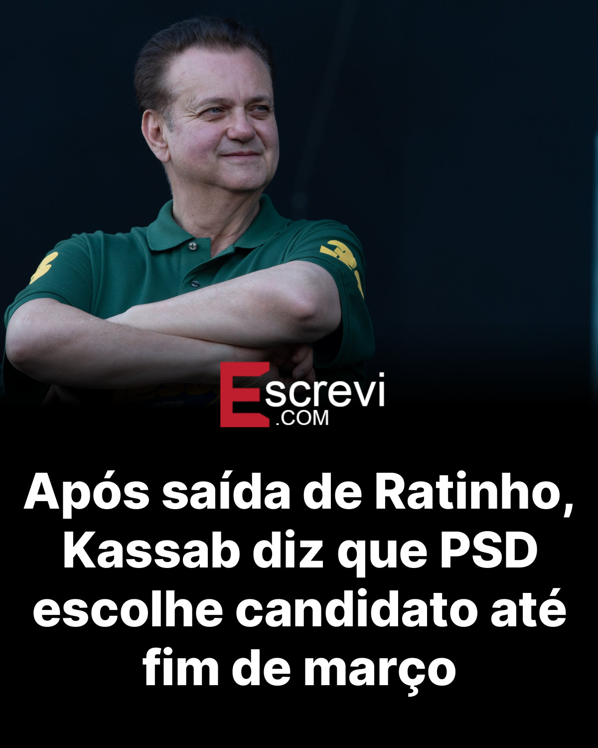 Após saída de Ratinho, Kassab diz que PSD escolhe candidato até fim de março card preto