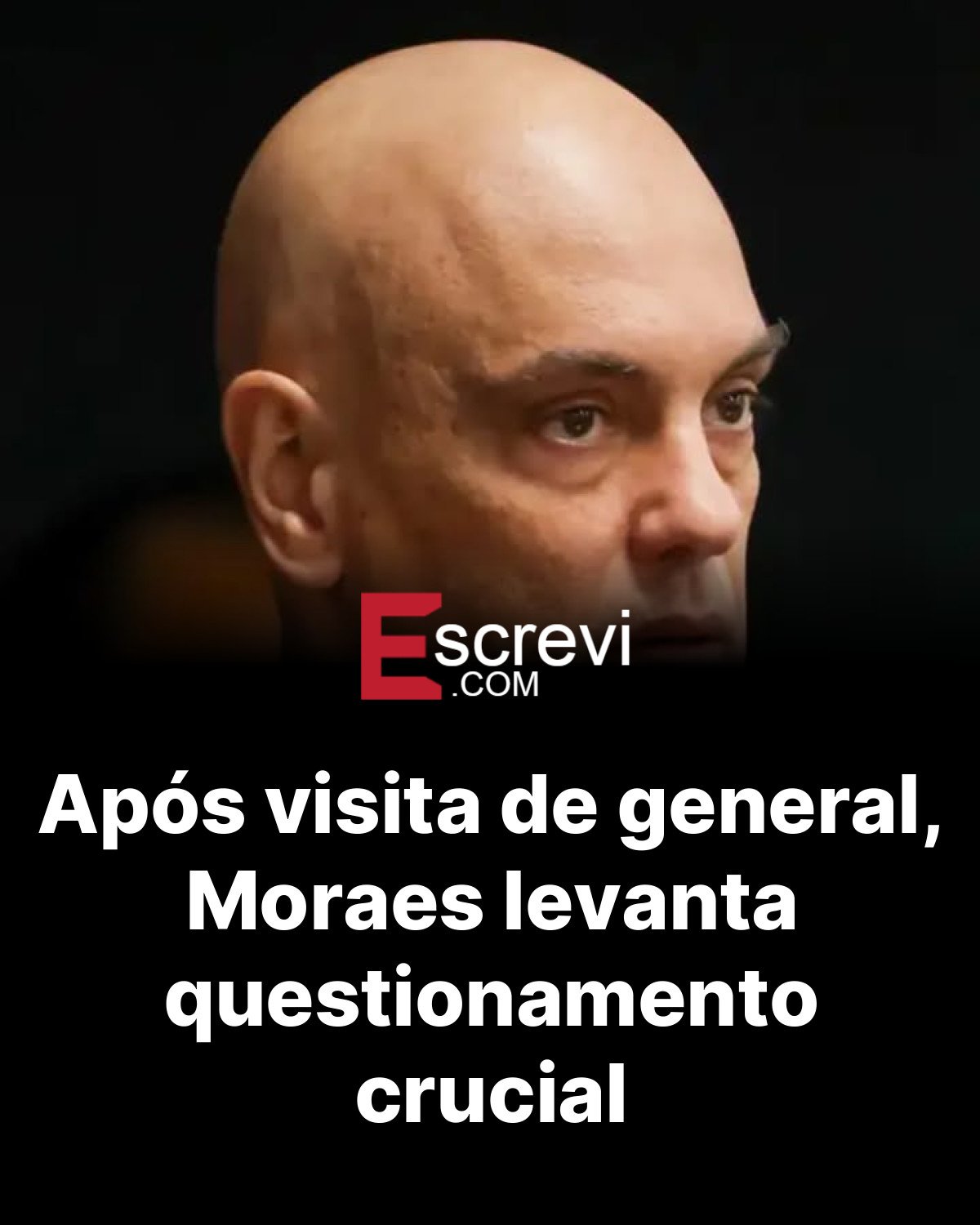 Após visita de general, Moraes levanta questionamento crucial card preto