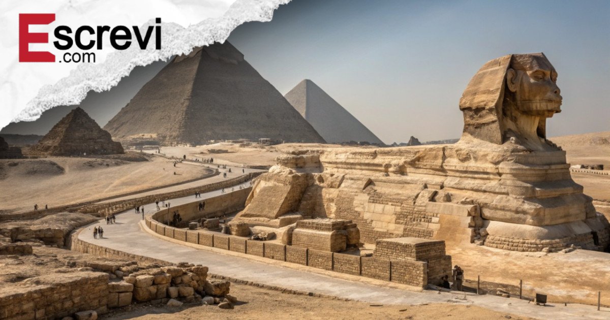 As novas evidências da pirâmides de Gisé que mudam completamente o rumo da história imagem principal
