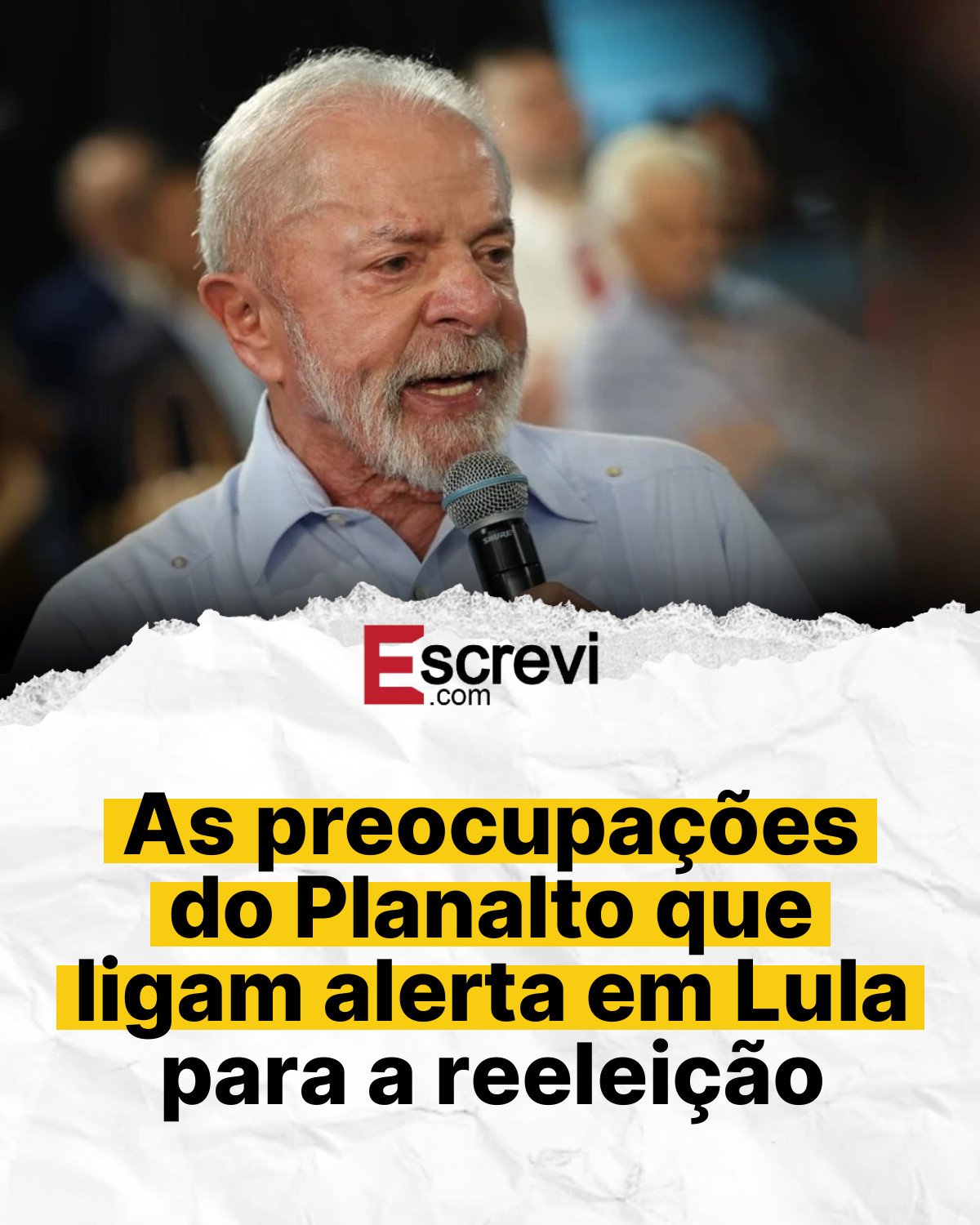 As preocupações do Planalto que ligam alerta em Lula para a reeleição card branco