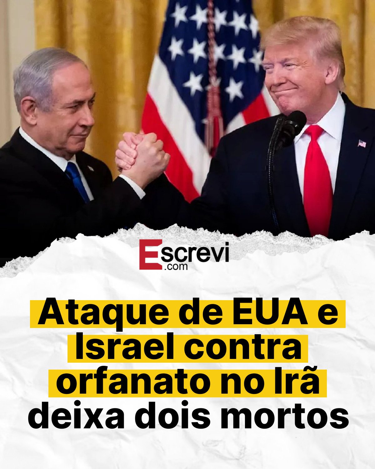 Ataque de EUA e Israel contra orfanato no Irã deixa dois mortos card branco