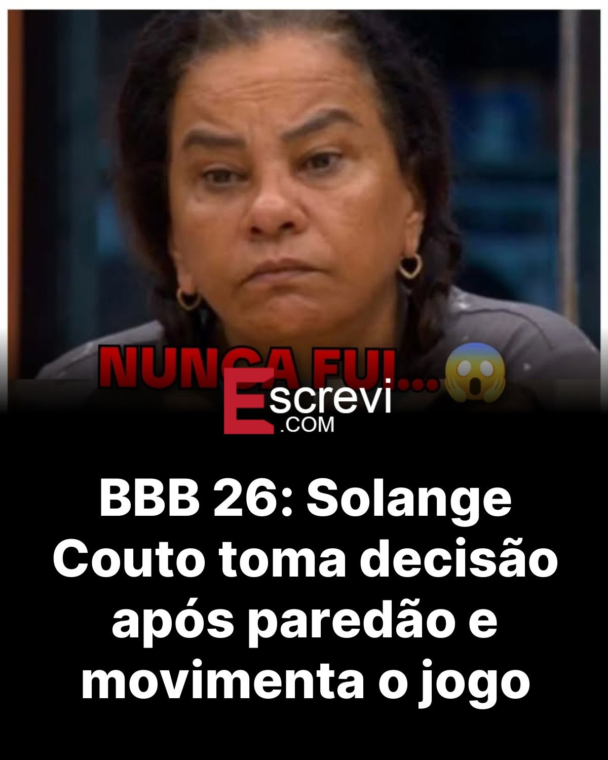 BBB 26: Solange Couto toma decisão após paredão e movimenta o jogo card preto