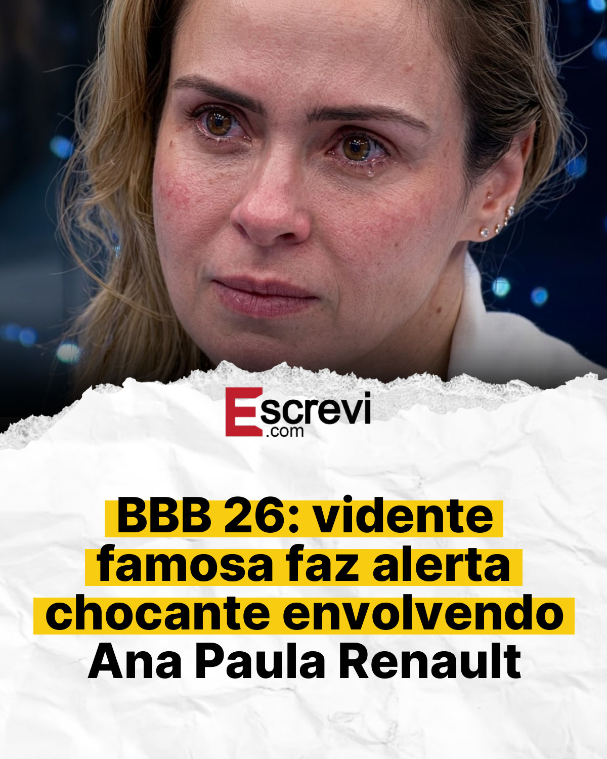 BBB 26: vidente famosa faz alerta chocante envolvendo Ana Paula Renault card branco