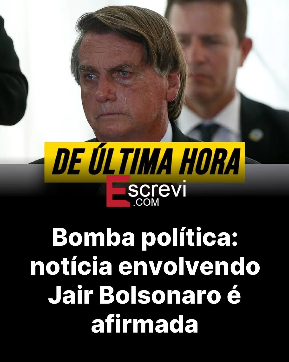 Bomba política: notícia envolvendo Jair Bolsonaro é afirmada card preto