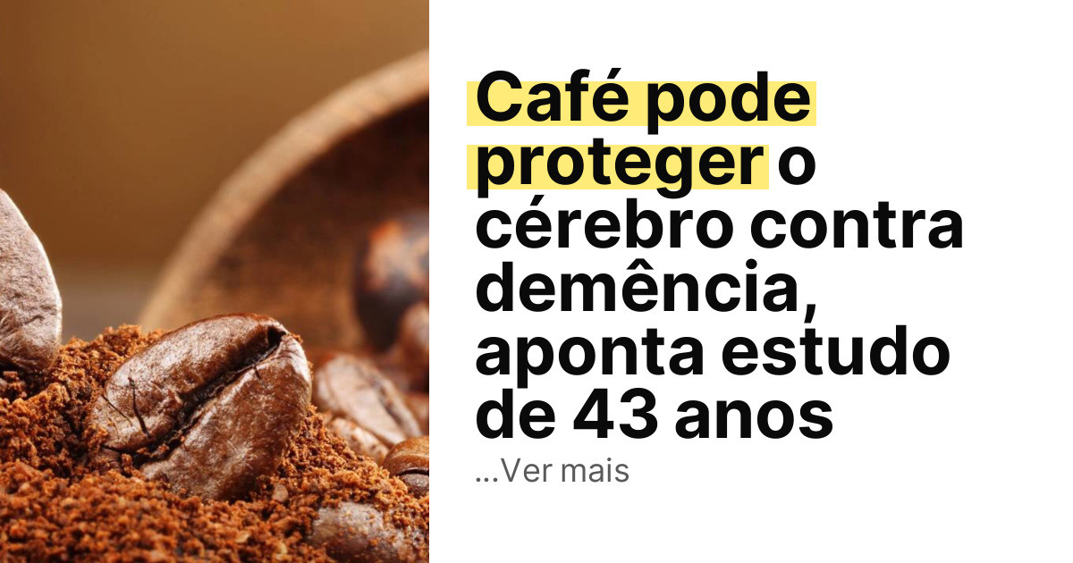 Café pode proteger o cérebro contra demência, aponta estudo de 43 anos imagem principal