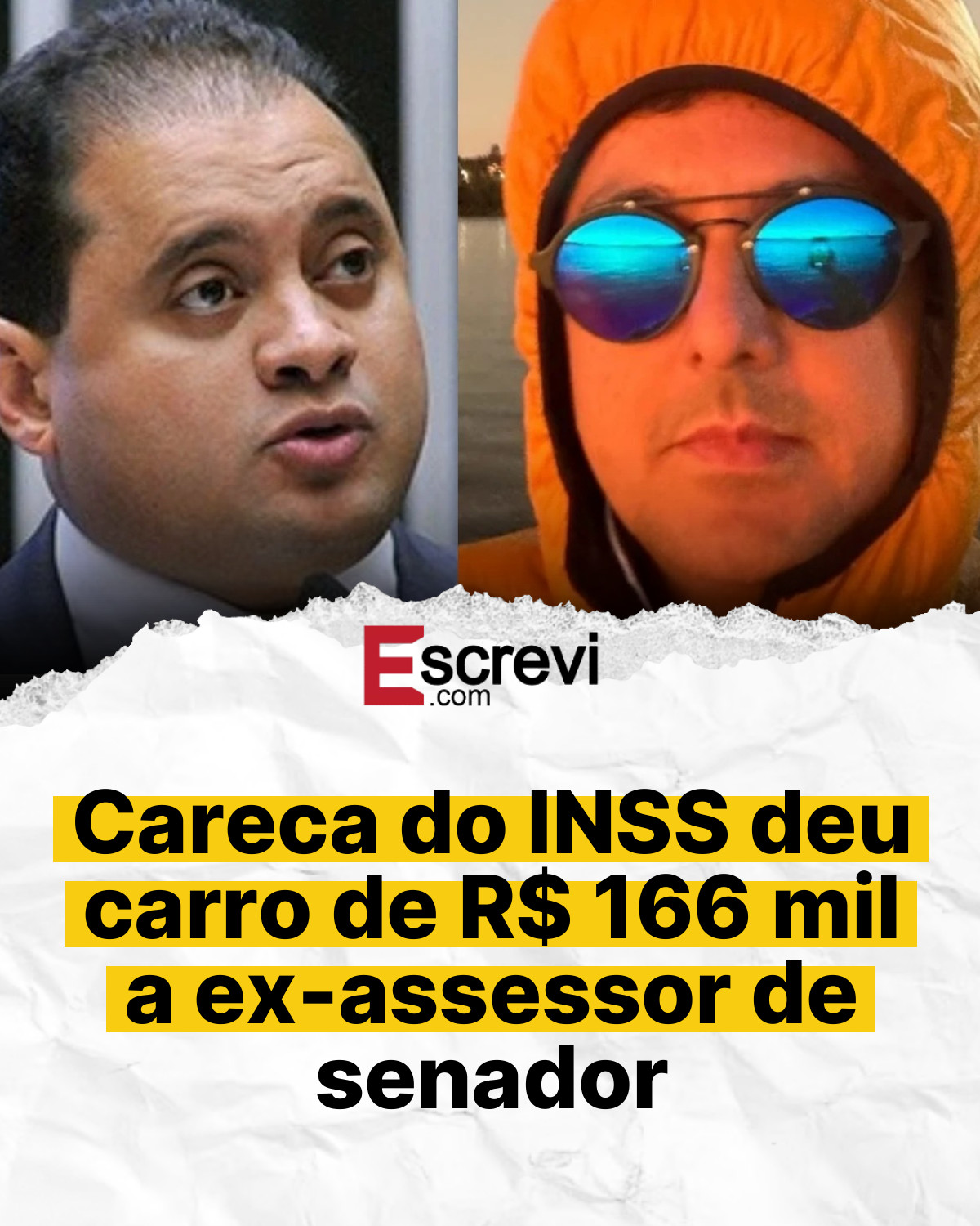 Careca do INSS deu carro de R$ 166 mil a ex-assessor de senador card branco
