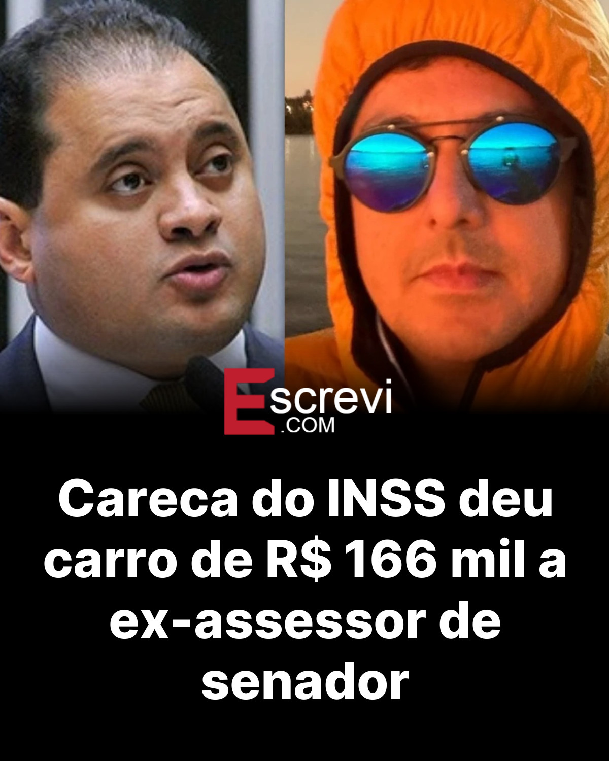 Careca do INSS deu carro de R$ 166 mil a ex-assessor de senador card preto