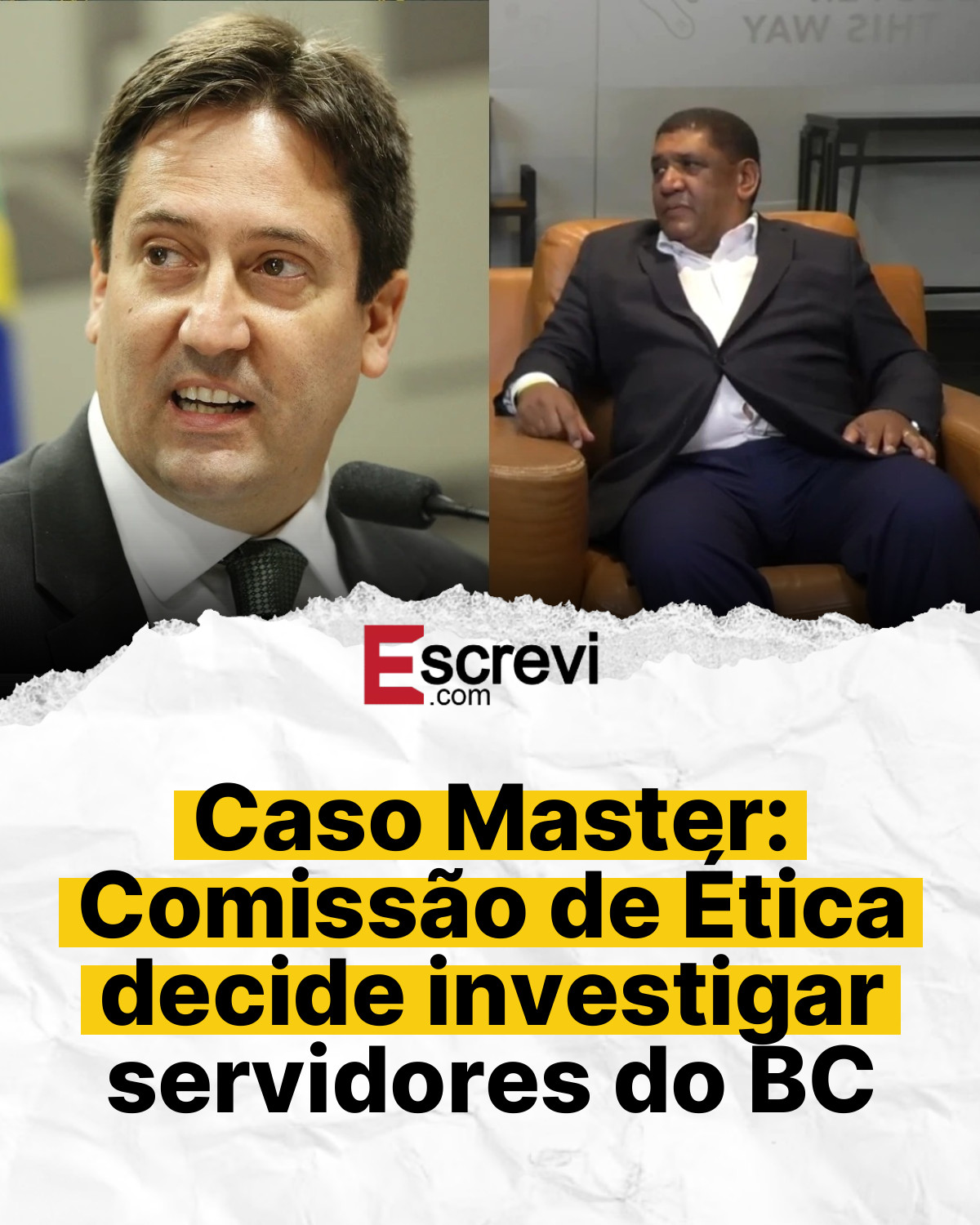 Caso Master: Comissão de Ética decide investigar servidores do BC card branco