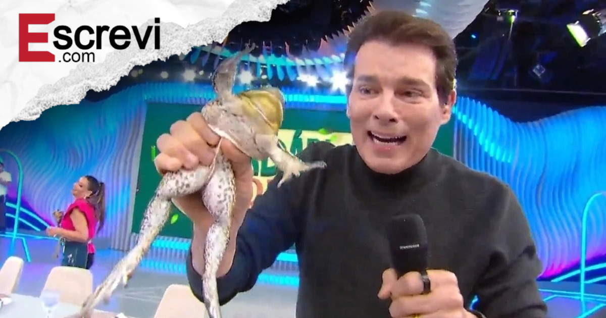 Celso Portiolli é detonado por usar animal vivo no SBT; entenda imagem principal