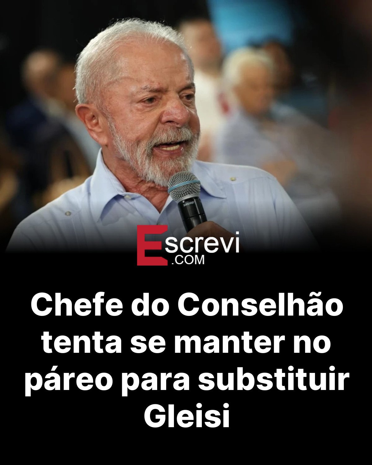 Chefe do Conselhão tenta se manter no páreo para substituir Gleisi card preto