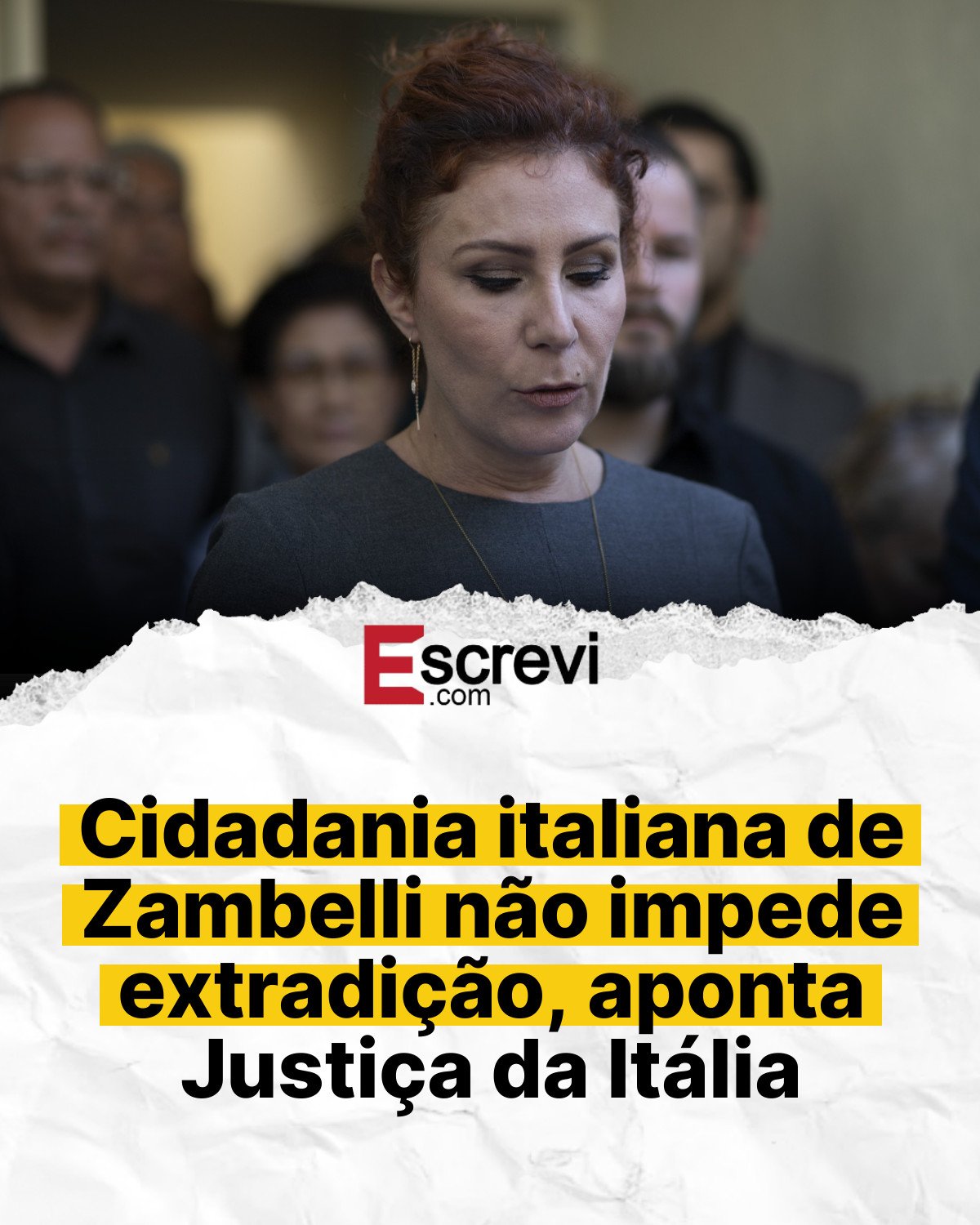 Cidadania italiana de Zambelli não impede extradição, aponta Justiça da Itália card branco