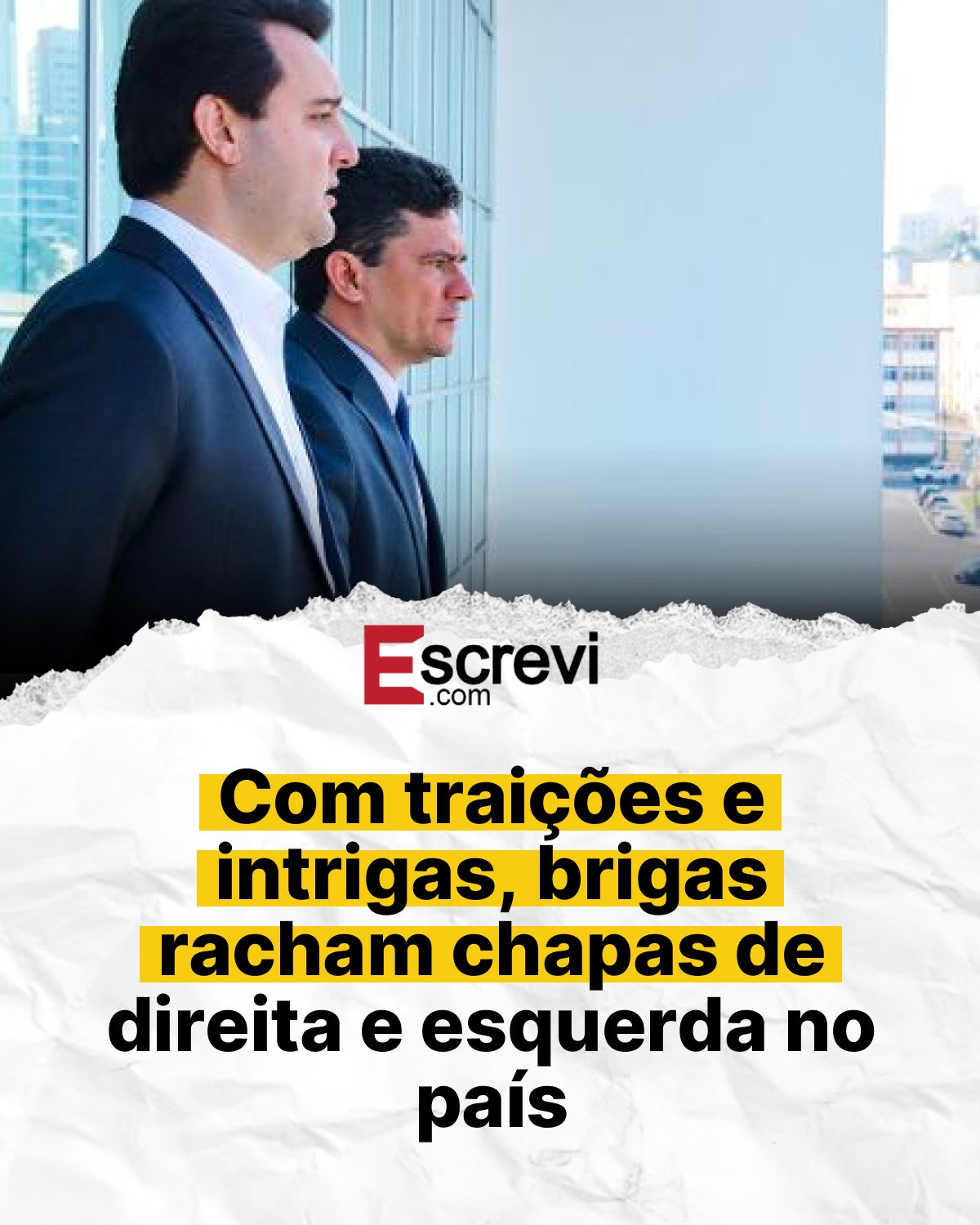 Com traições e intrigas, brigas racham chapas de direita e esquerda no país card branco