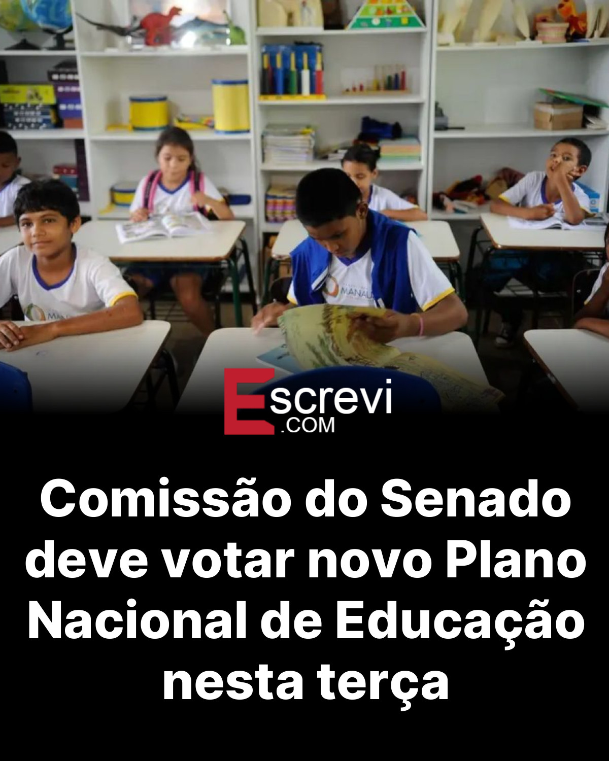 Comissão do Senado deve votar novo Plano Nacional de Educação nesta terça card preto