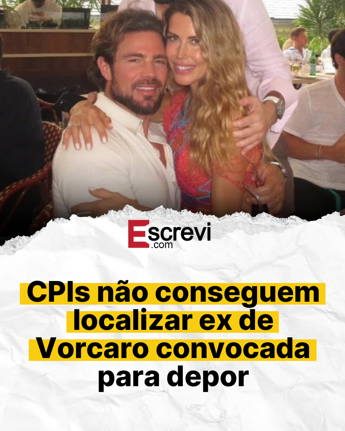 CPIs não conseguem localizar ex de Vorcaro convocada para depor card branco