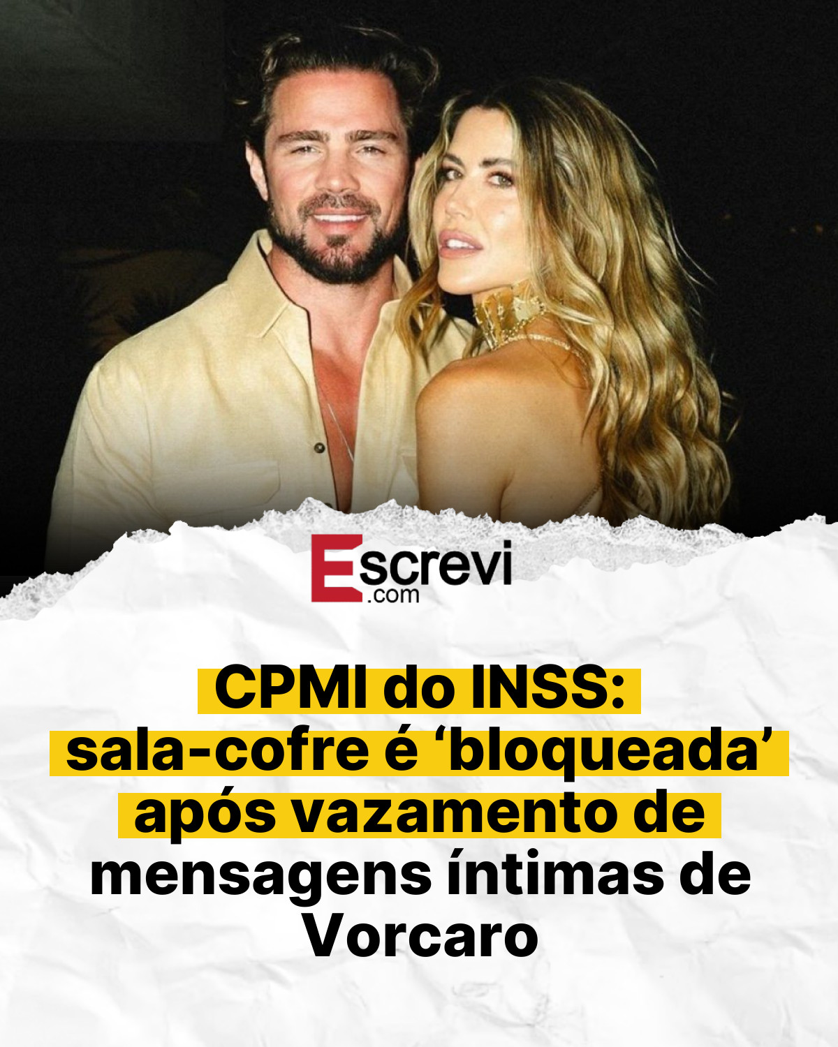 CPMI do INSS: sala-cofre é ‘bloqueada’ após vazamento de mensagens íntimas de Vorcaro card branco