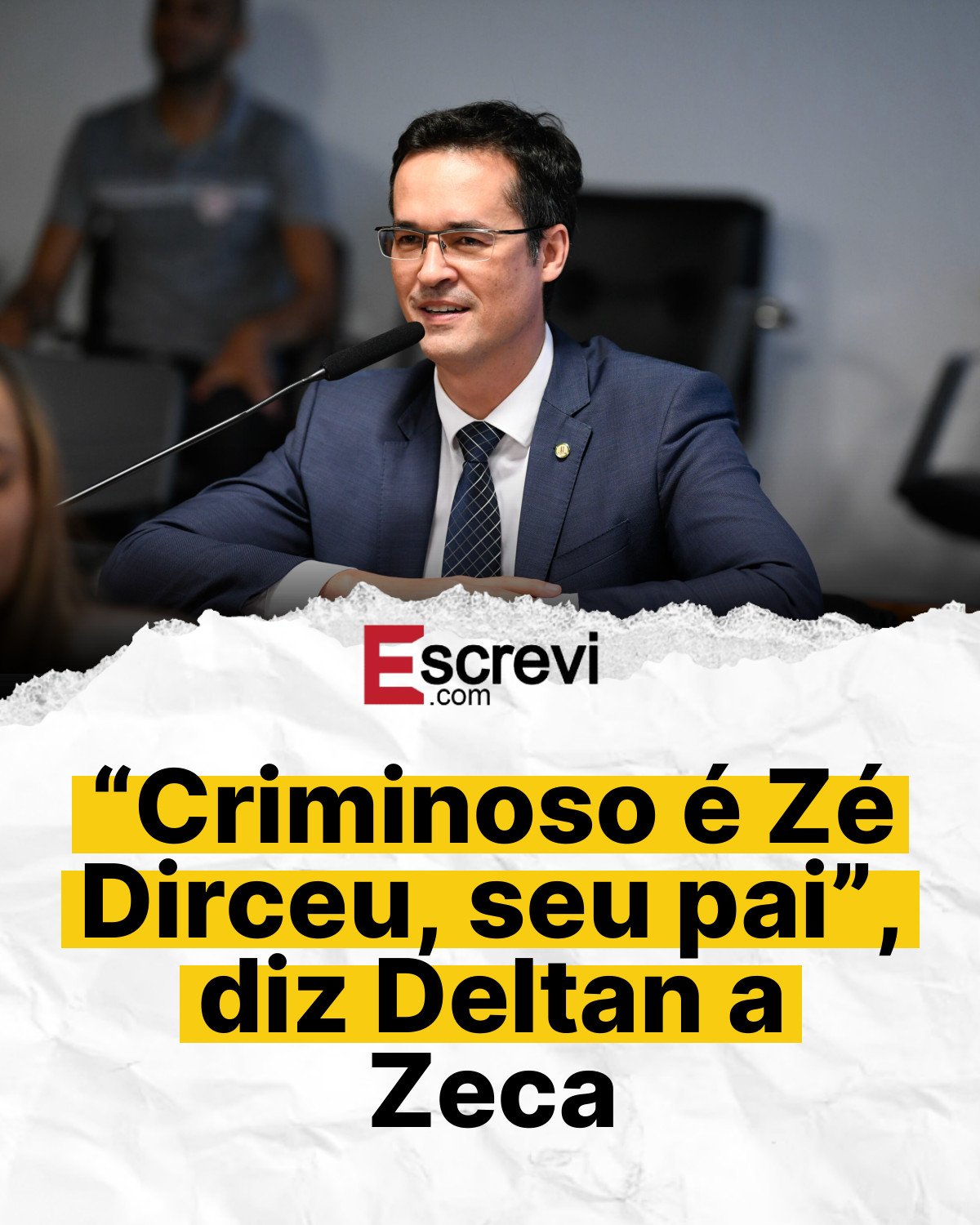 “Criminoso é Zé Dirceu, seu pai”, diz Deltan a Zeca card branco
