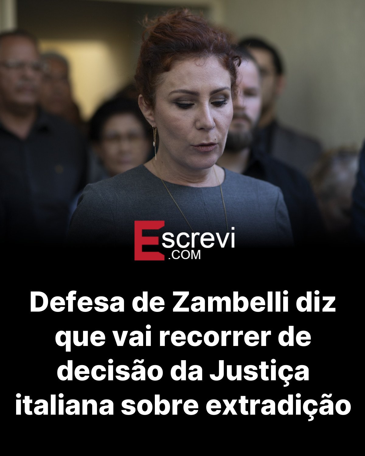 Defesa de Zambelli diz que vai recorrer de decisão da Justiça italiana sobre extradição card preto