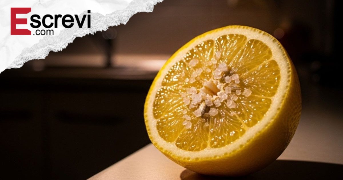 Deixar meio limão com sal na cozinha durante a noite: por que essa técnica é tão utilizada imagem principal