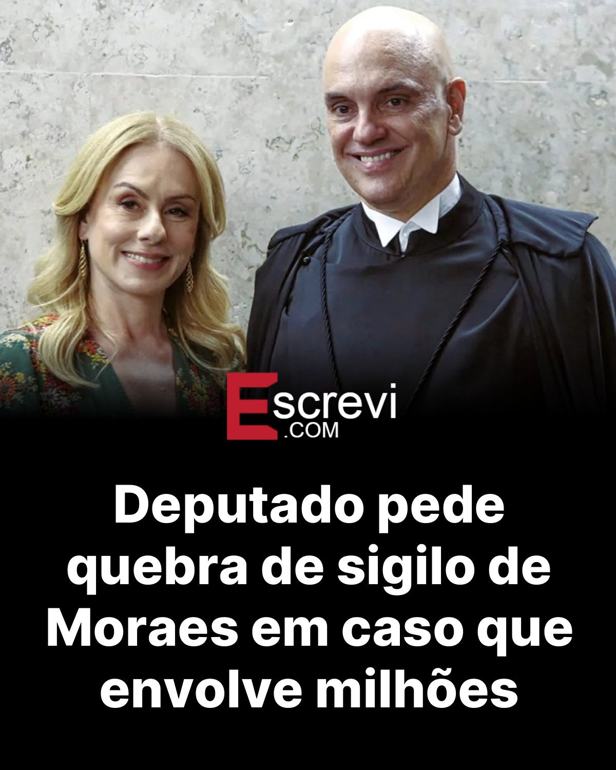 Deputado pede quebra de sigilo de Moraes em caso que envolve milhões card preto