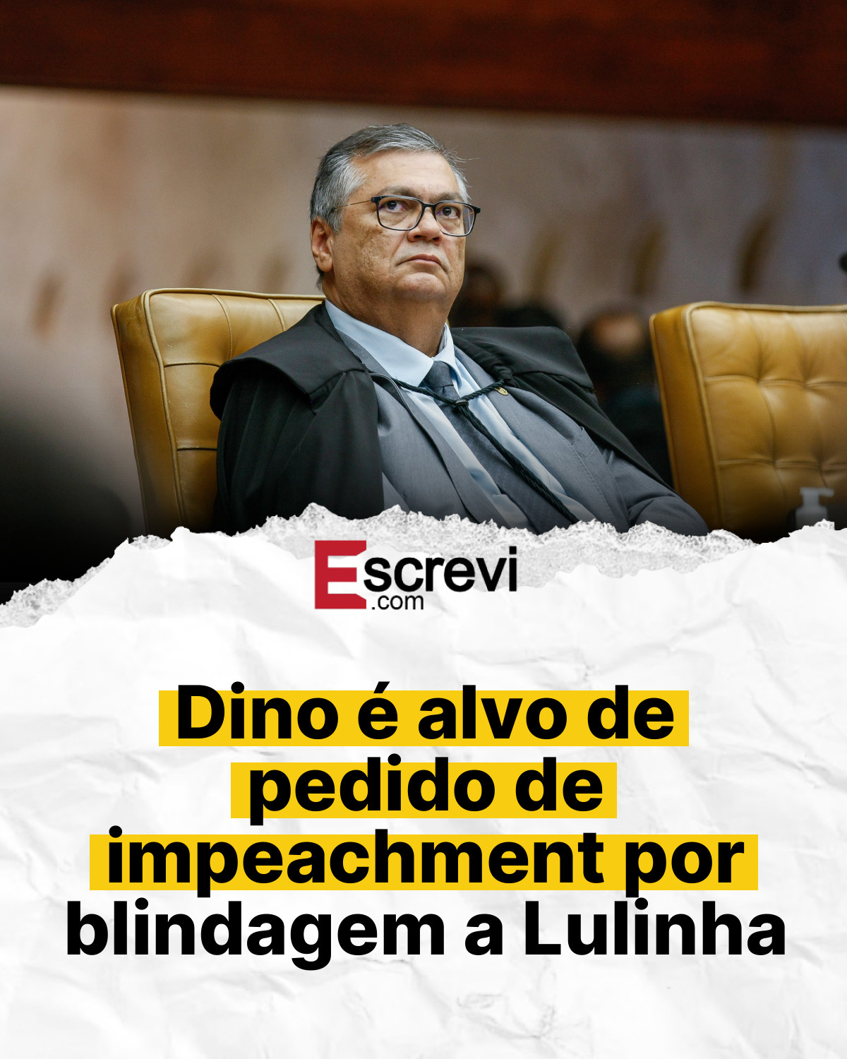 Dino é alvo de pedido de impeachment por blindagem a Lulinha card branco