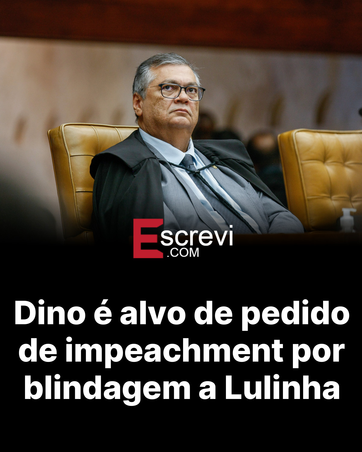 Dino é alvo de pedido de impeachment por blindagem a Lulinha card preto