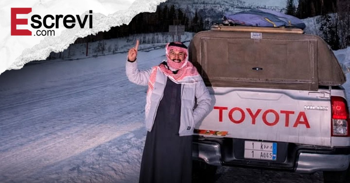 Do deserto ao Ártico: a jornada de Malik Al-Sultan em busca da aurora boreal imagem principal