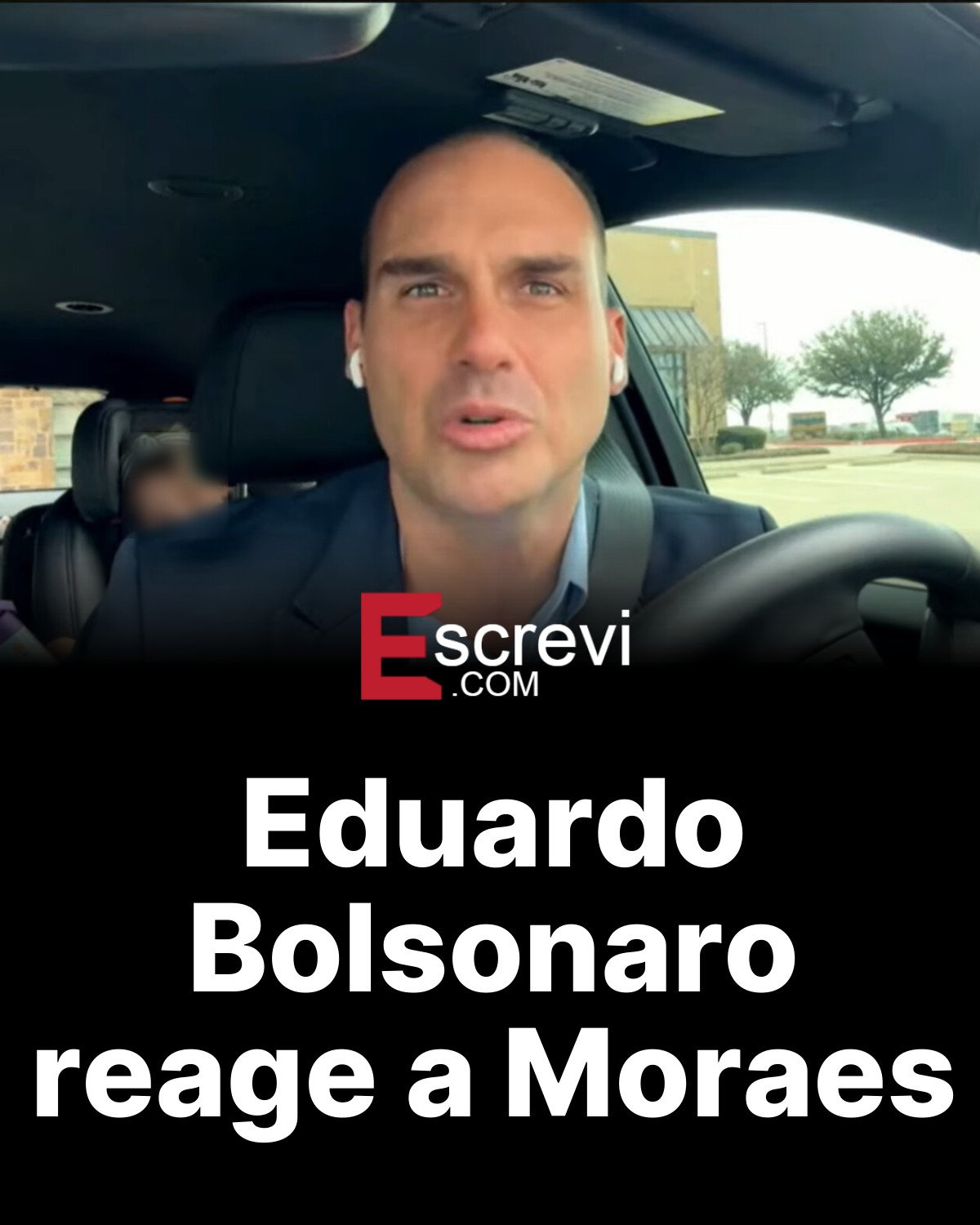 Eduardo Bolsonaro reage a Moraes card preto
