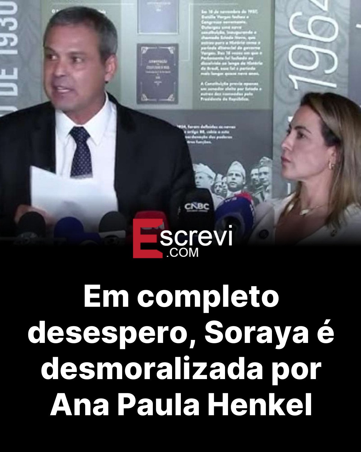 Em completo desespero, Soraya é desmoralizada por Ana Paula Henkel card preto