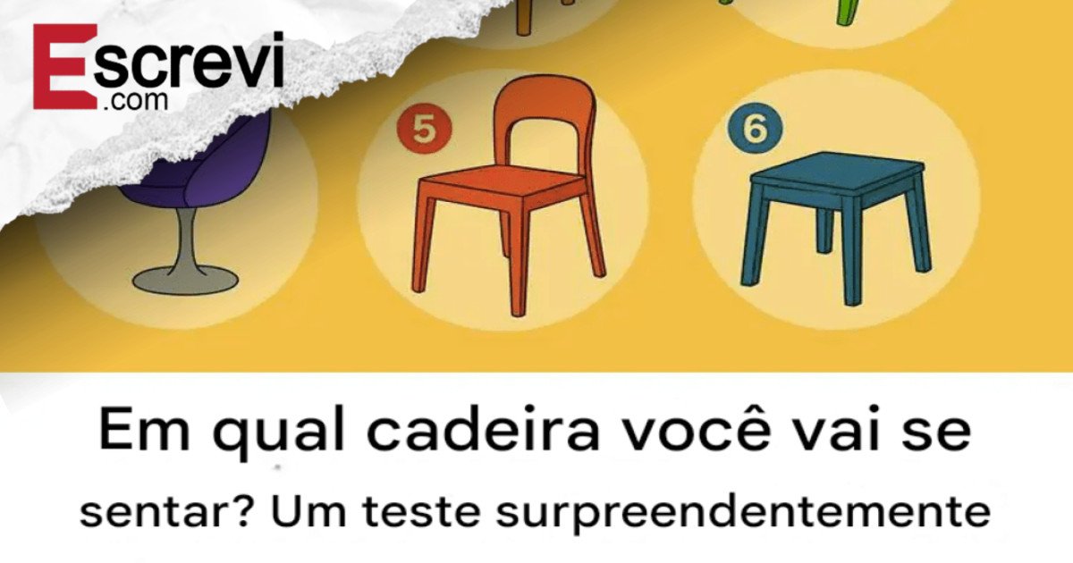 Em qual cadeira você se sentaria? Descubra o que isso revela sobre você imagem principal