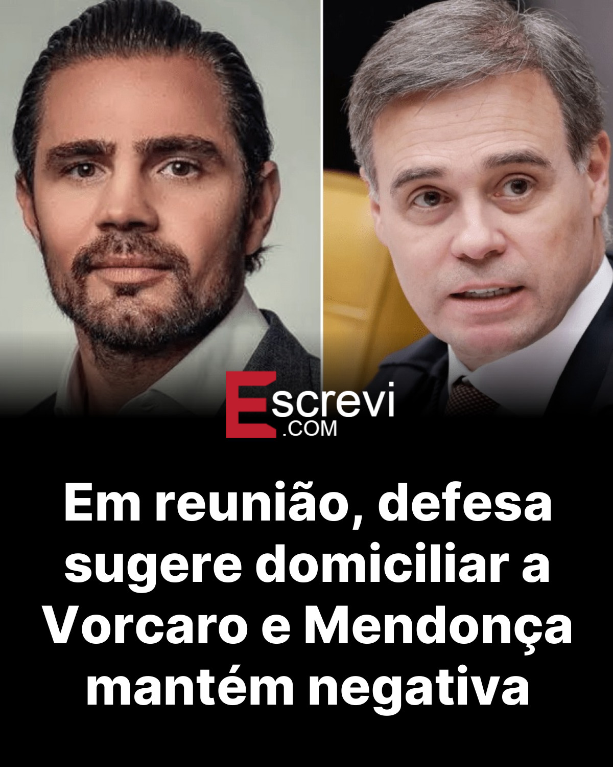 Em reunião, defesa sugere domiciliar a Vorcaro e Mendonça mantém negativa card preto