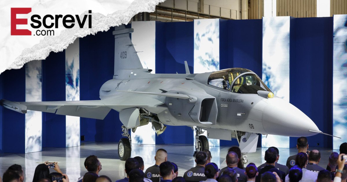 Embraer apresenta primeiro caça supersônico produzido no Brasil imagem principal