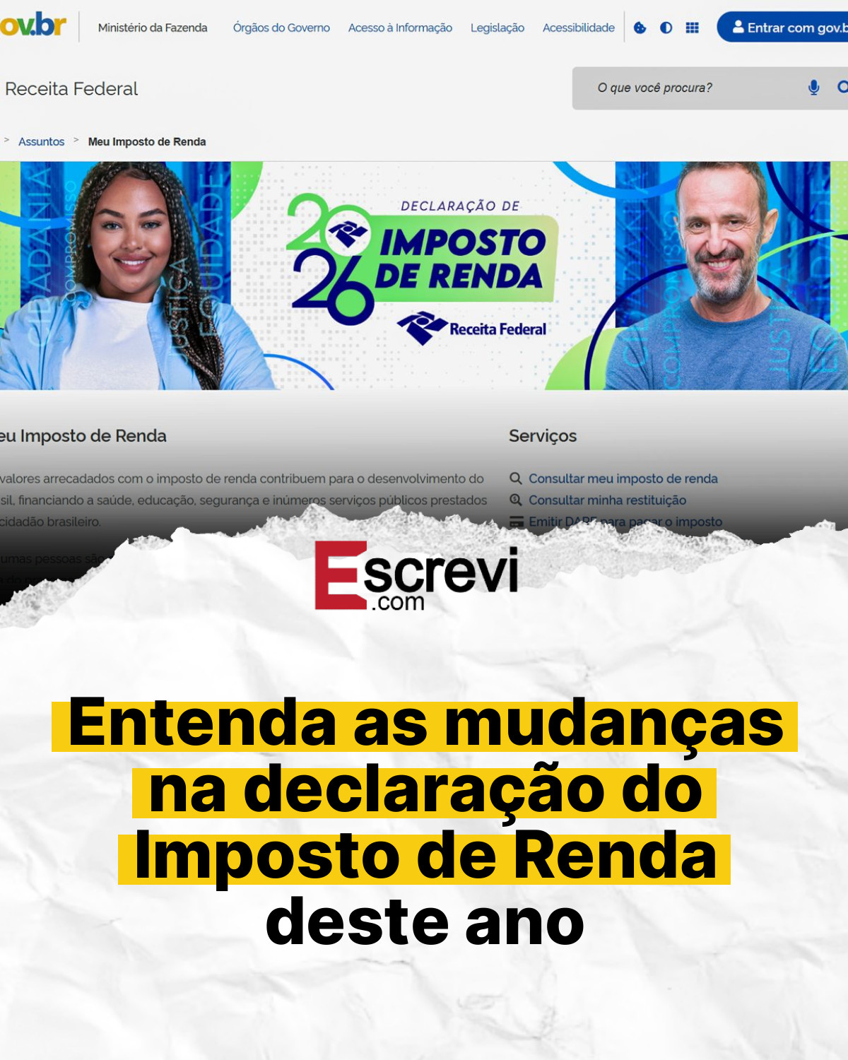 Entenda as mudanças na declaração do Imposto de Renda deste ano card branco