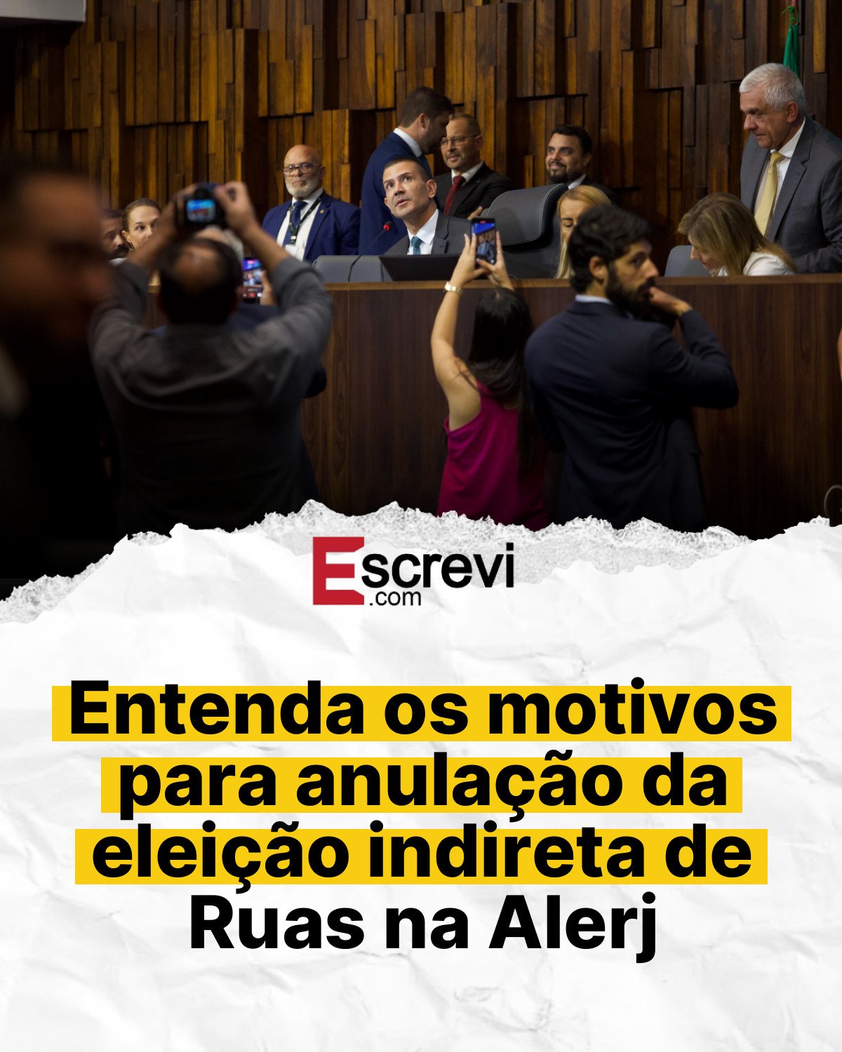 Entenda os motivos para anulação da eleição indireta de Ruas na Alerj card branco