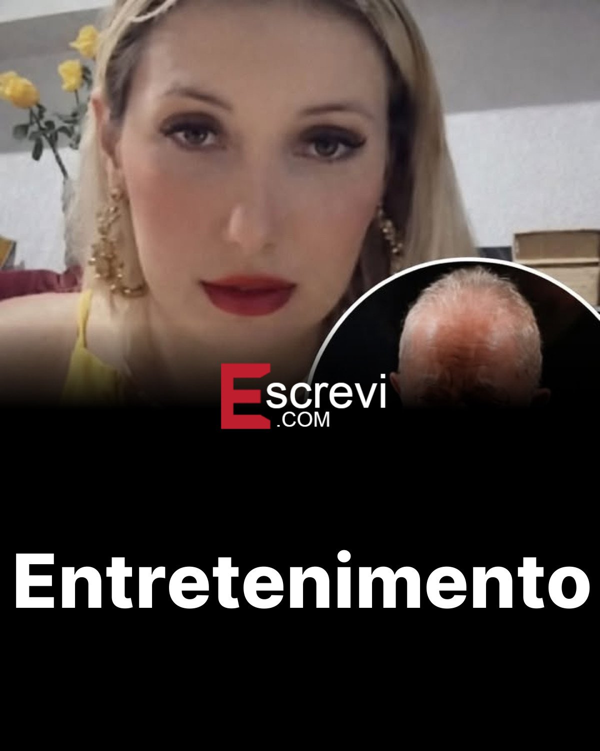 Entretenimento card preto