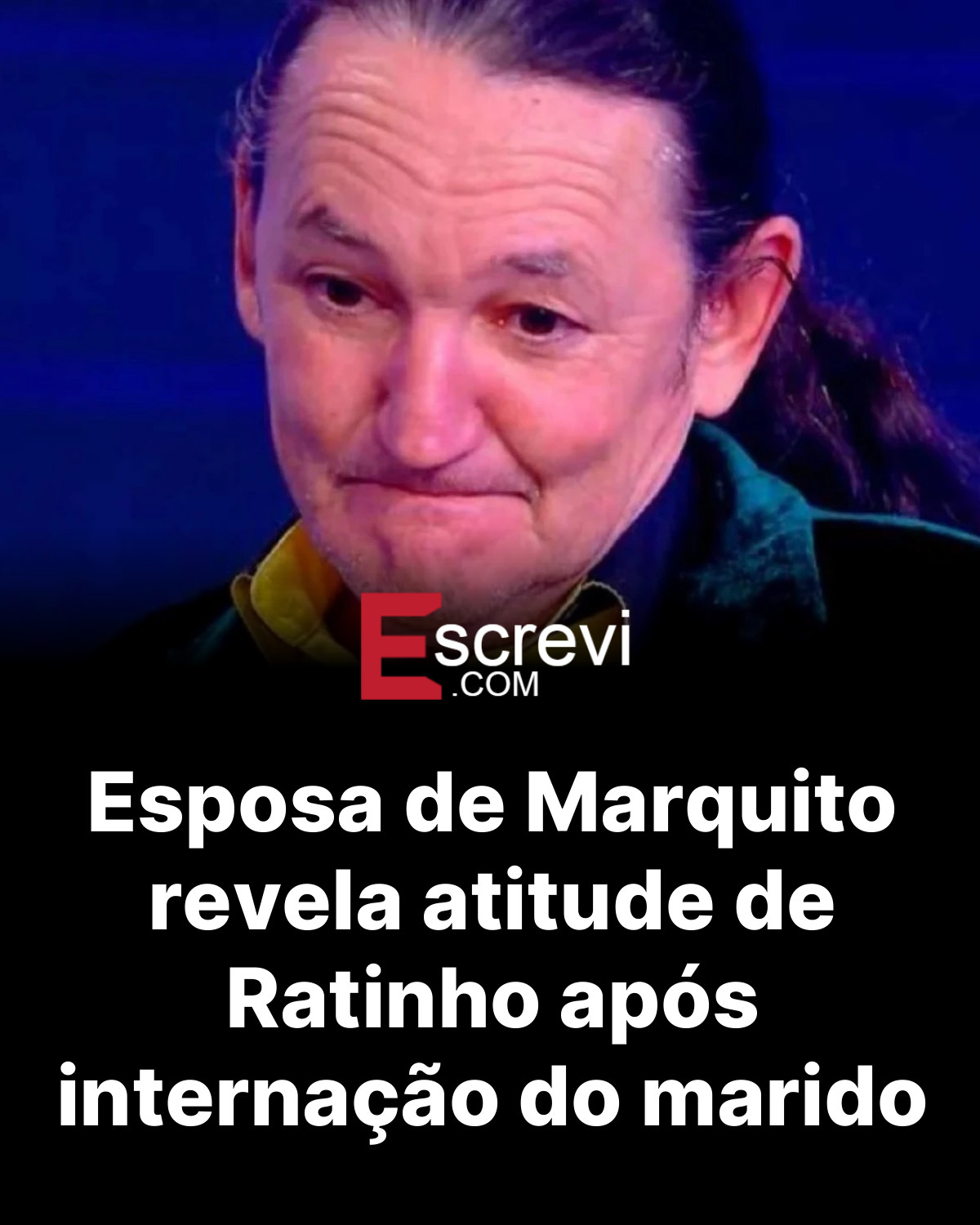 Esposa de Marquito revela atitude de Ratinho após internação do marido card preto