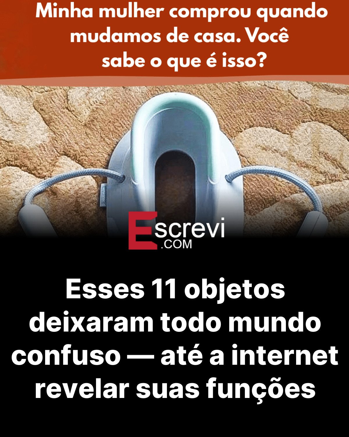 Esses 11 objetos deixaram todo mundo confuso — até a internet revelar suas funções card preto
