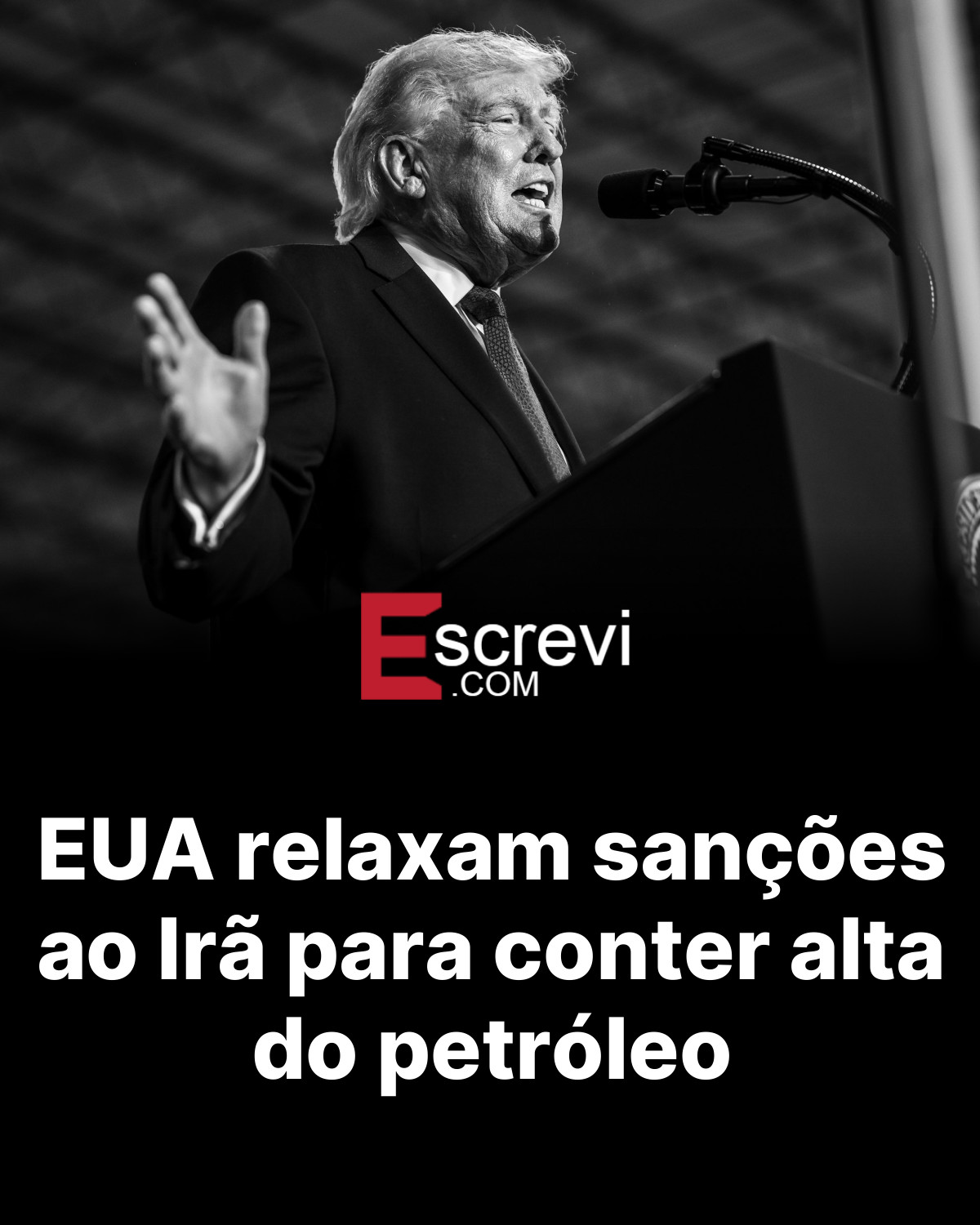 EUA relaxam sanções ao Irã para conter alta do petróleo card preto