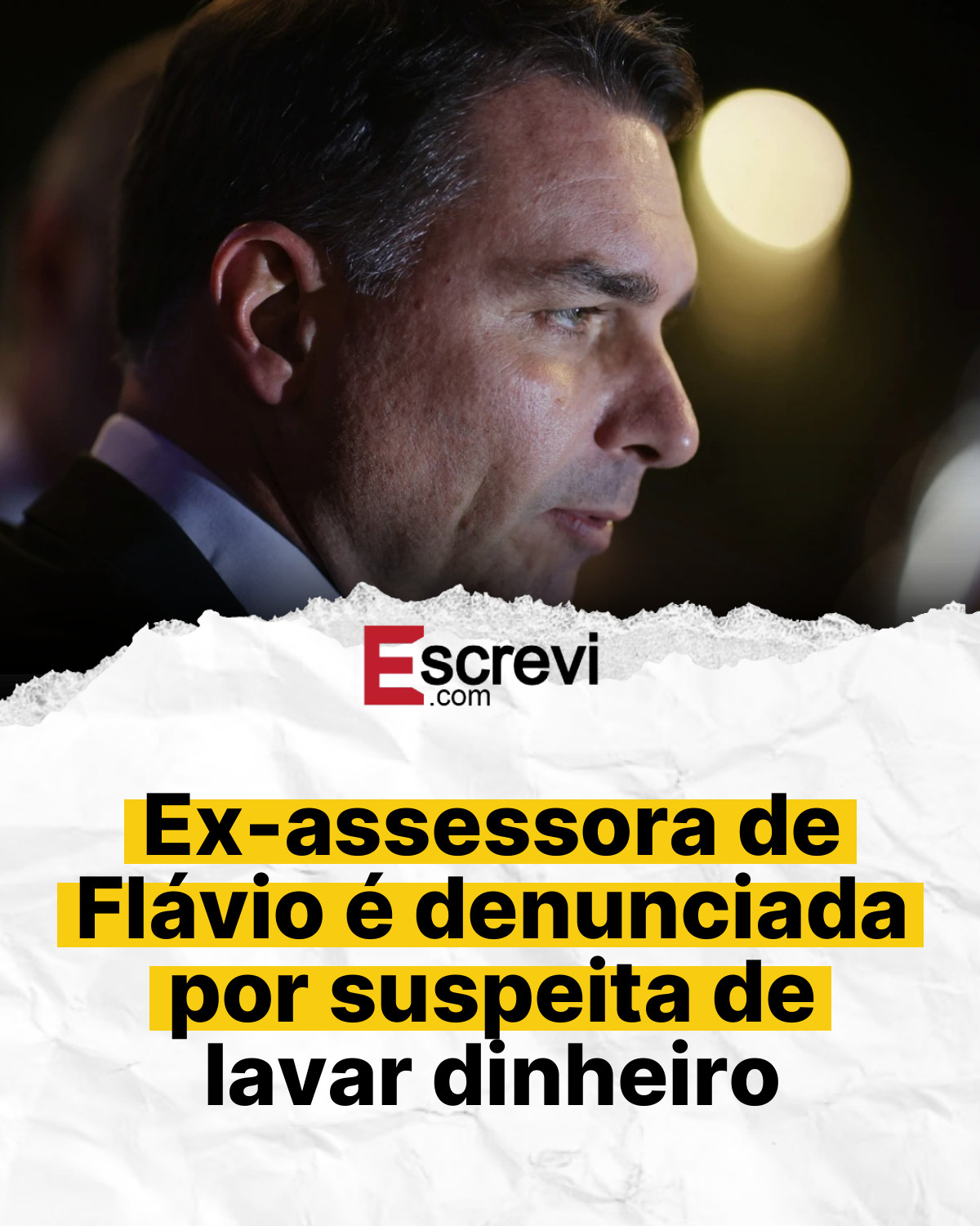 Ex-assessora de Flávio é denunciada por suspeita de lavar dinheiro card branco