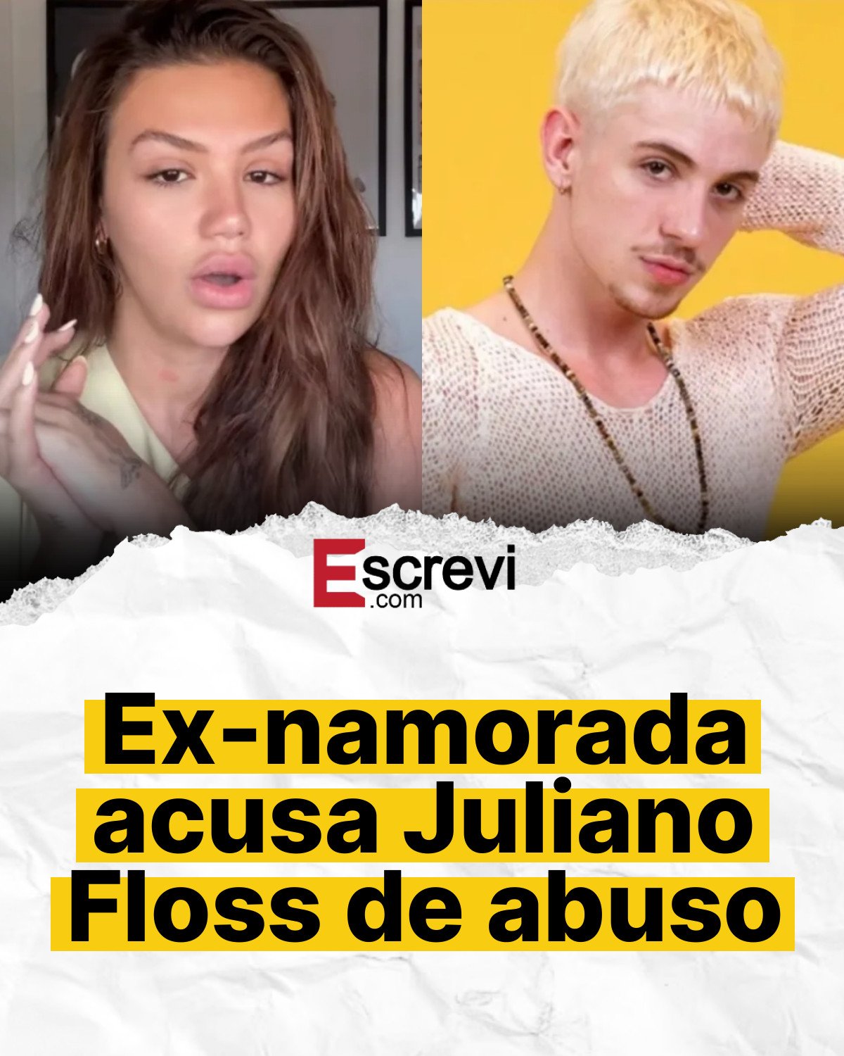 Ex-namorada acusa Juliano Floss de abuso card branco