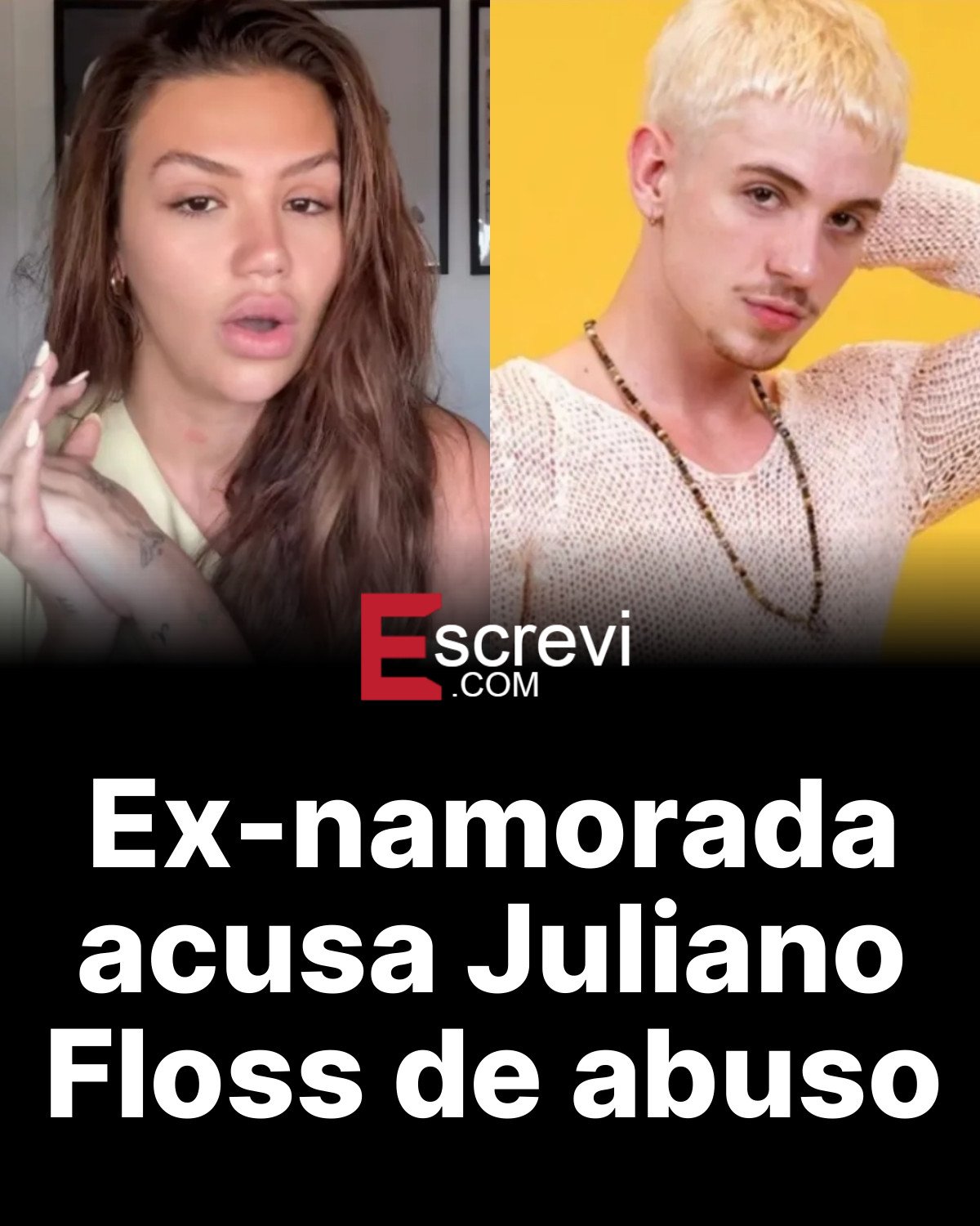Ex-namorada acusa Juliano Floss de abuso card preto