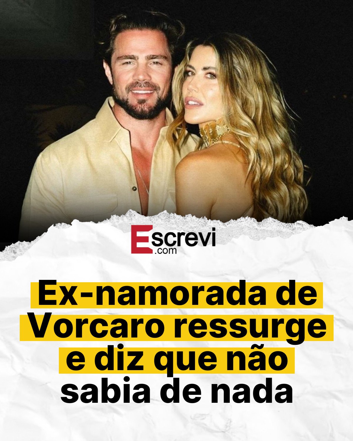 Ex-namorada de Vorcaro ressurge e diz que não sabia de nada card branco