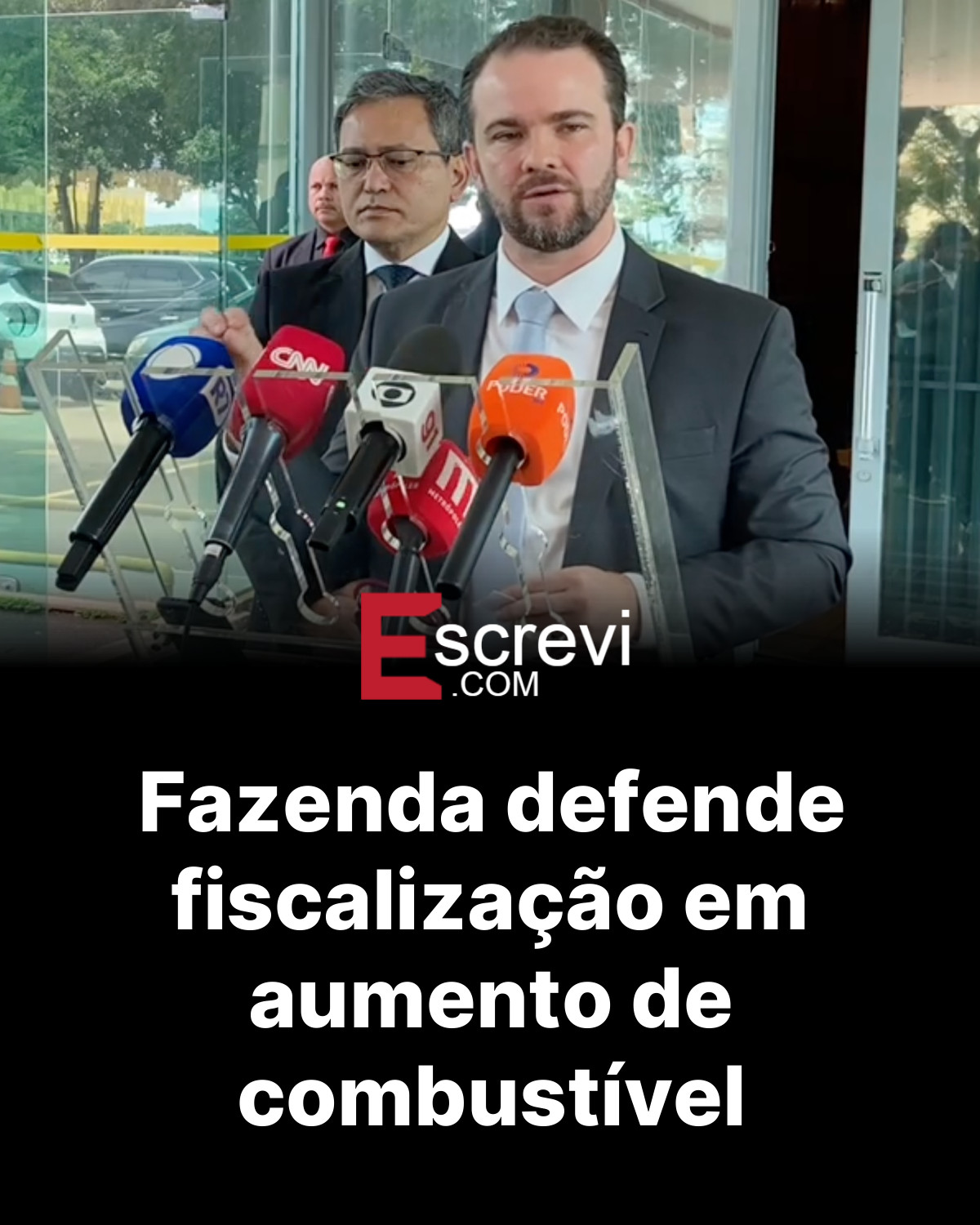 Fazenda defende fiscalização em aumento de combustível card preto