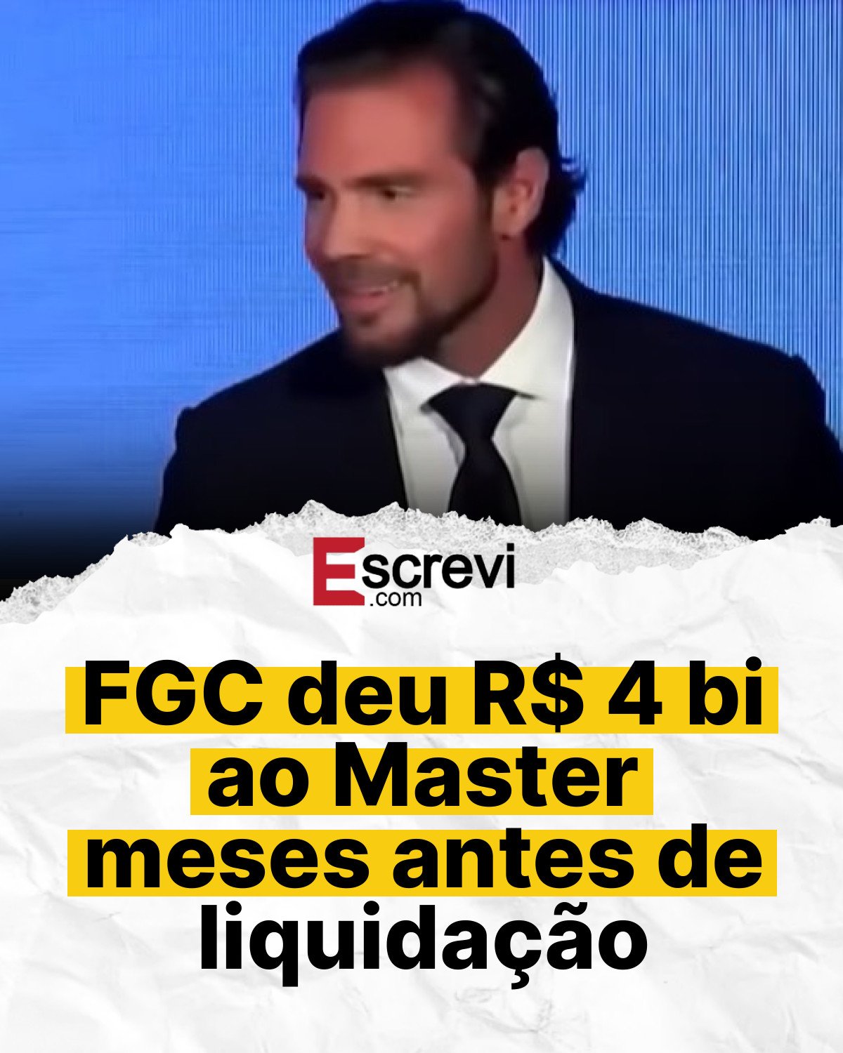 FGC deu R$ 4 bi ao Master meses antes de liquidação card branco