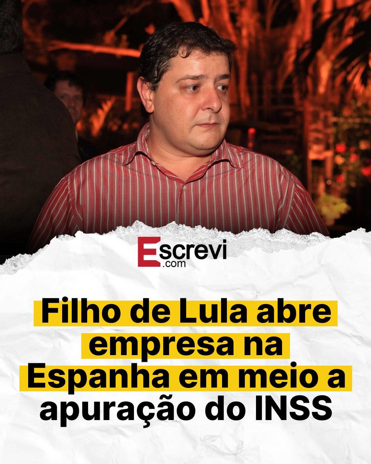 Filho de Lula abre empresa na Espanha em meio a apuração do INSS card branco