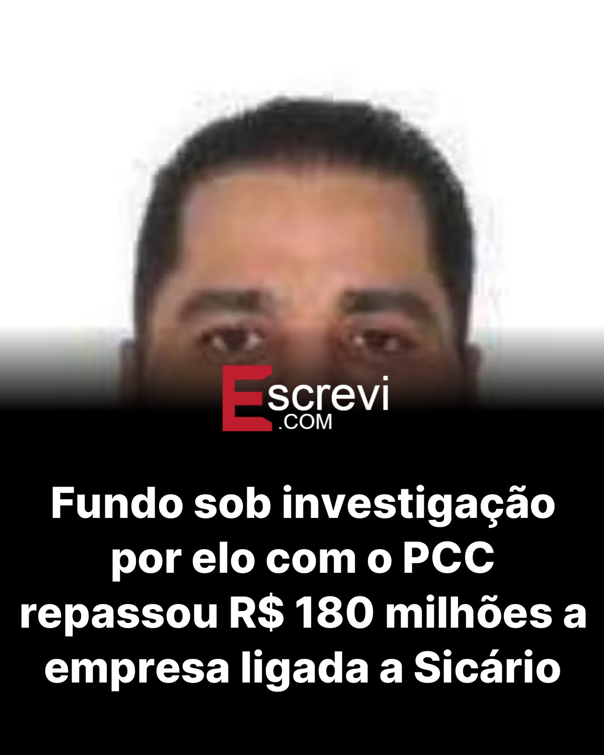 Fundo sob investigação por elo com o PCC repassou R$ 180 milhões a empresa ligada a Sicário card preto